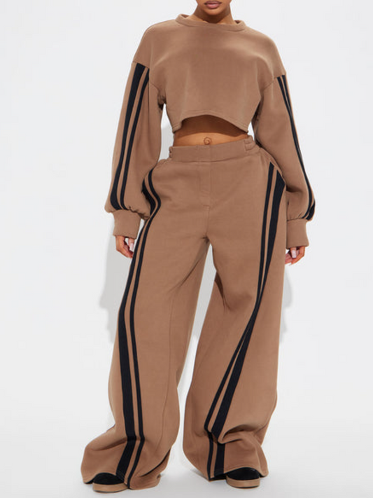 Stylish Brown Sweat Suit