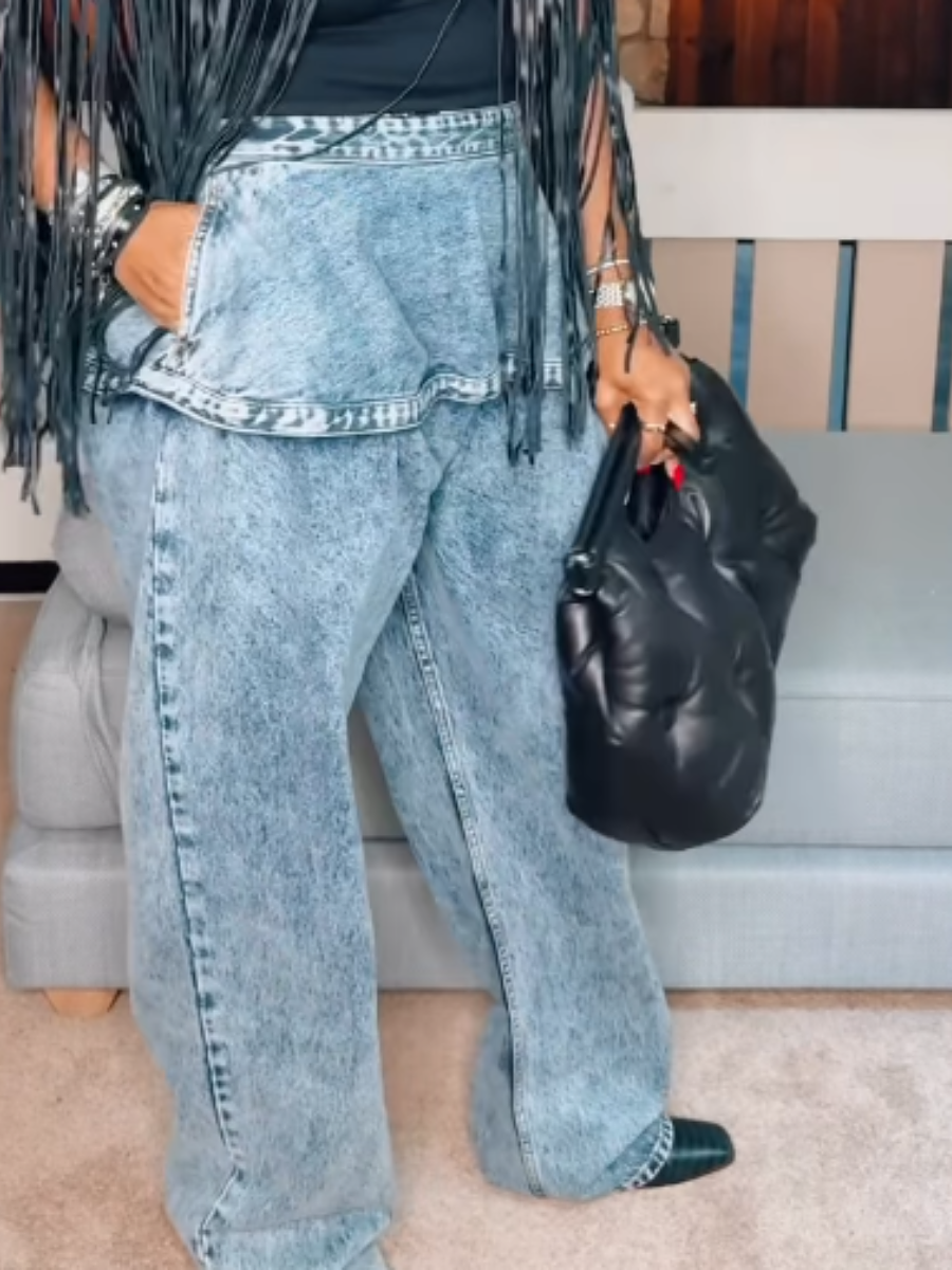 Vintage Wide - leg Jeans
