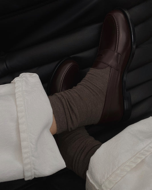 Autumn Brown Casual Leather Shoes