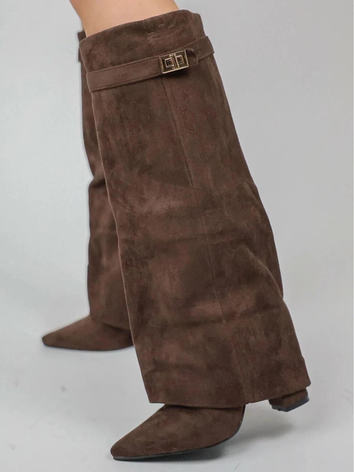 Solid Color High Boots