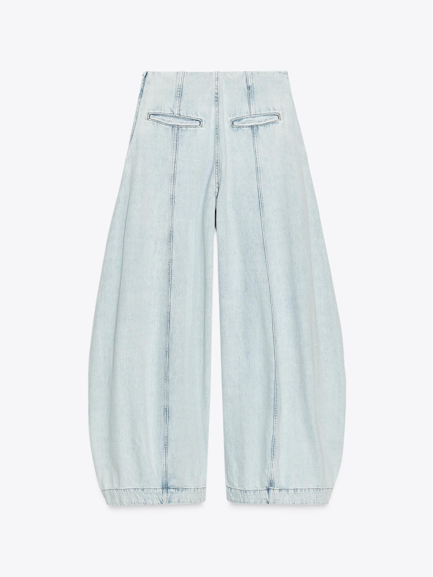 Stylish Light - Wash Wide - Leg Jeans