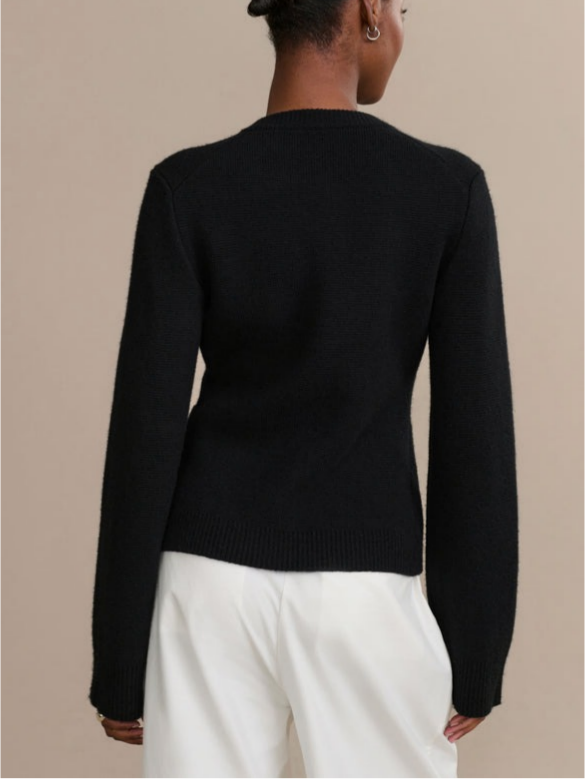 Elegant Button - Front Knit Cardigan