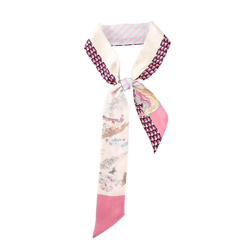 Exquisite Silk Scarves with Diverse Patterns