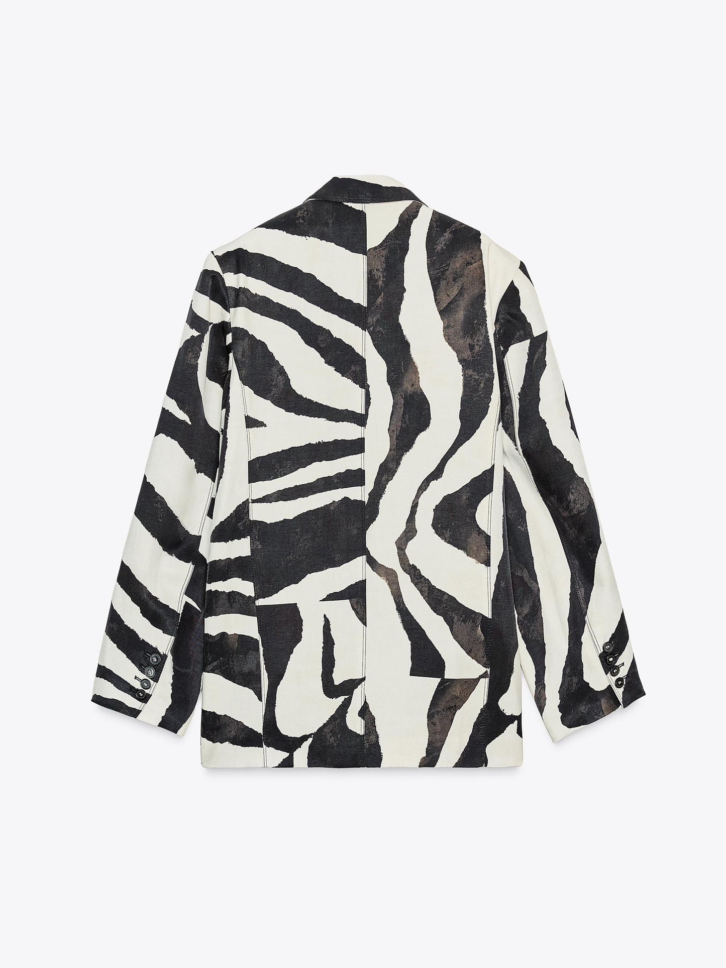 Zebra Print Blazer