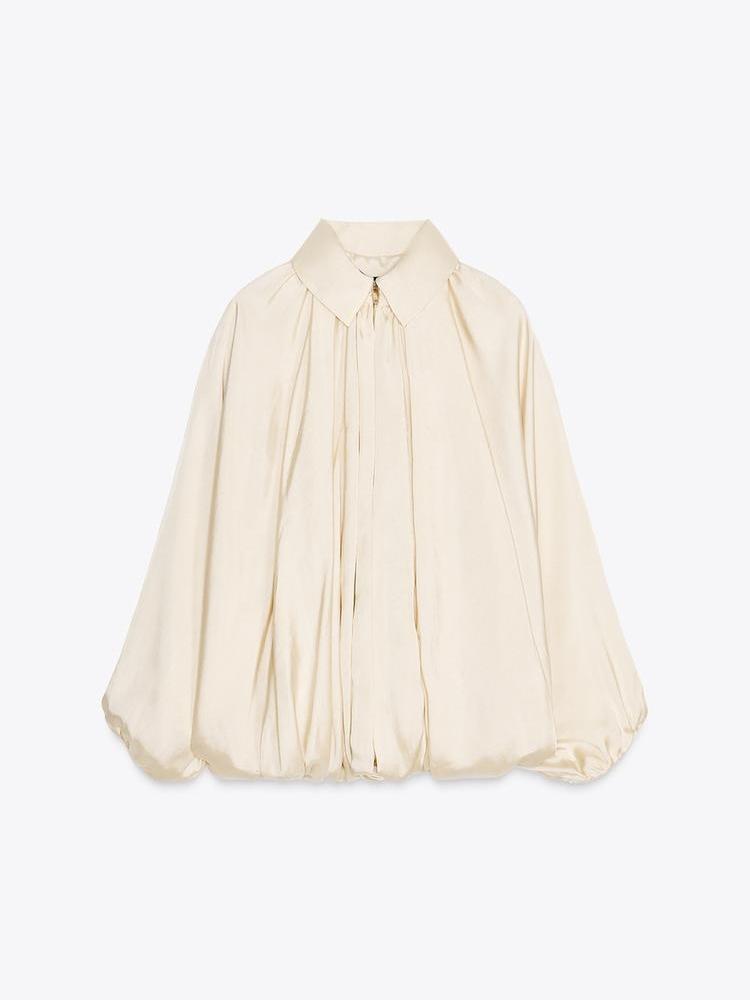 Trendy Beige Jacket