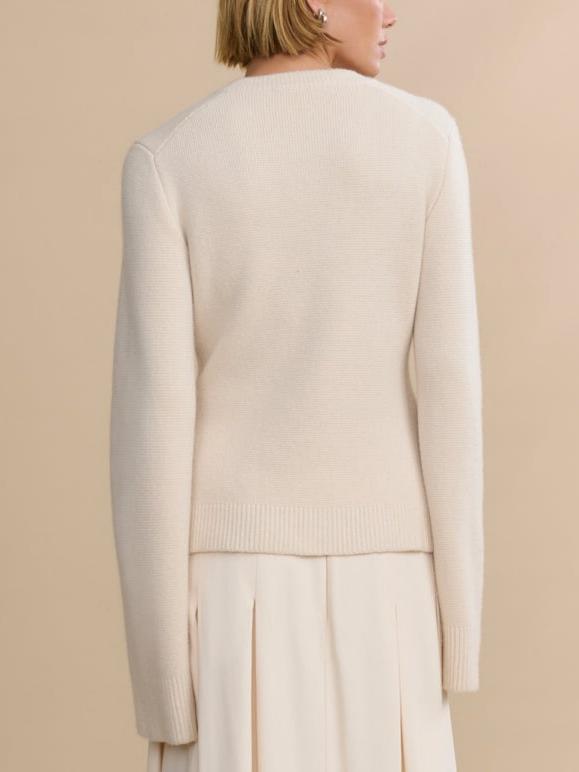 Elegant Button - Front Knit Cardigan