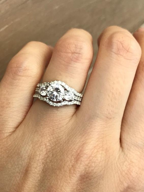 Brilliant Promise 3 Ring Set