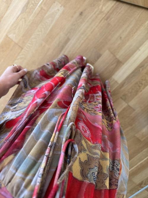 Vintage - style Floral Print Maxi Dress