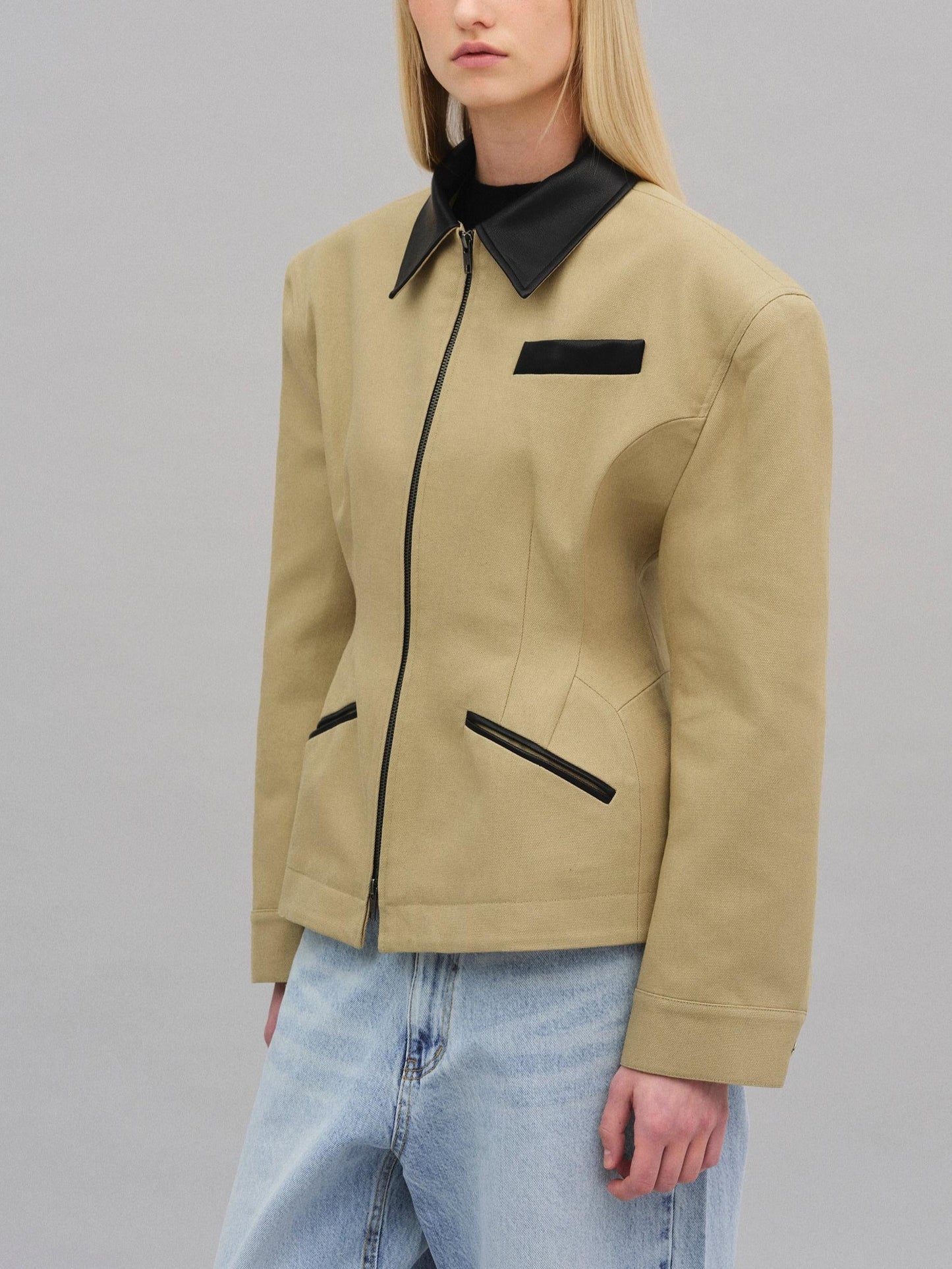 Hourglass Canvas Work Jacket
