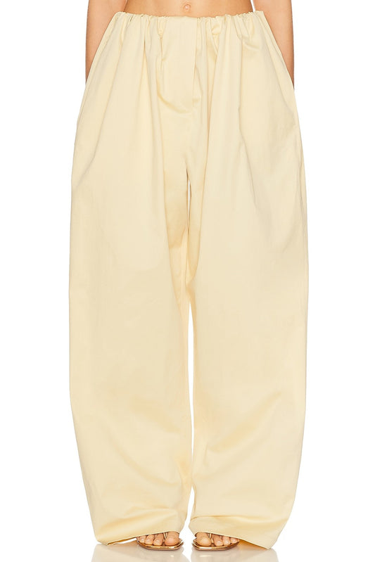 Cotton Twill Puff Pant