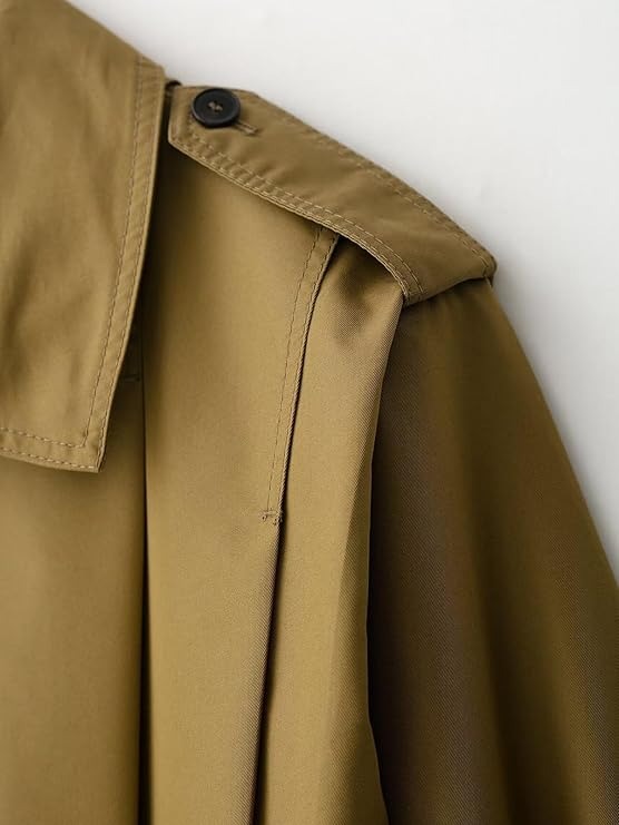 Casual Lapel Collar Cropped Pleated Jacket