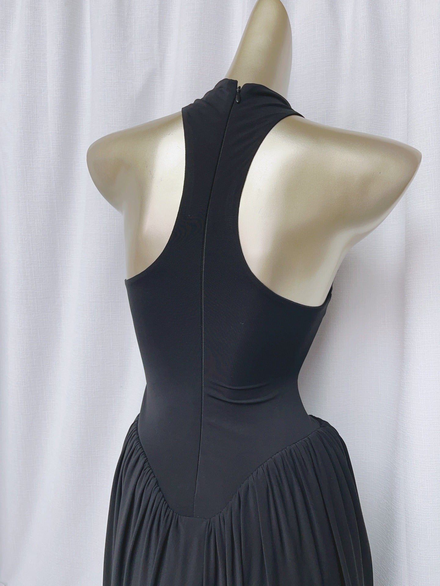 Elegant Halter Neck Maxi Dress