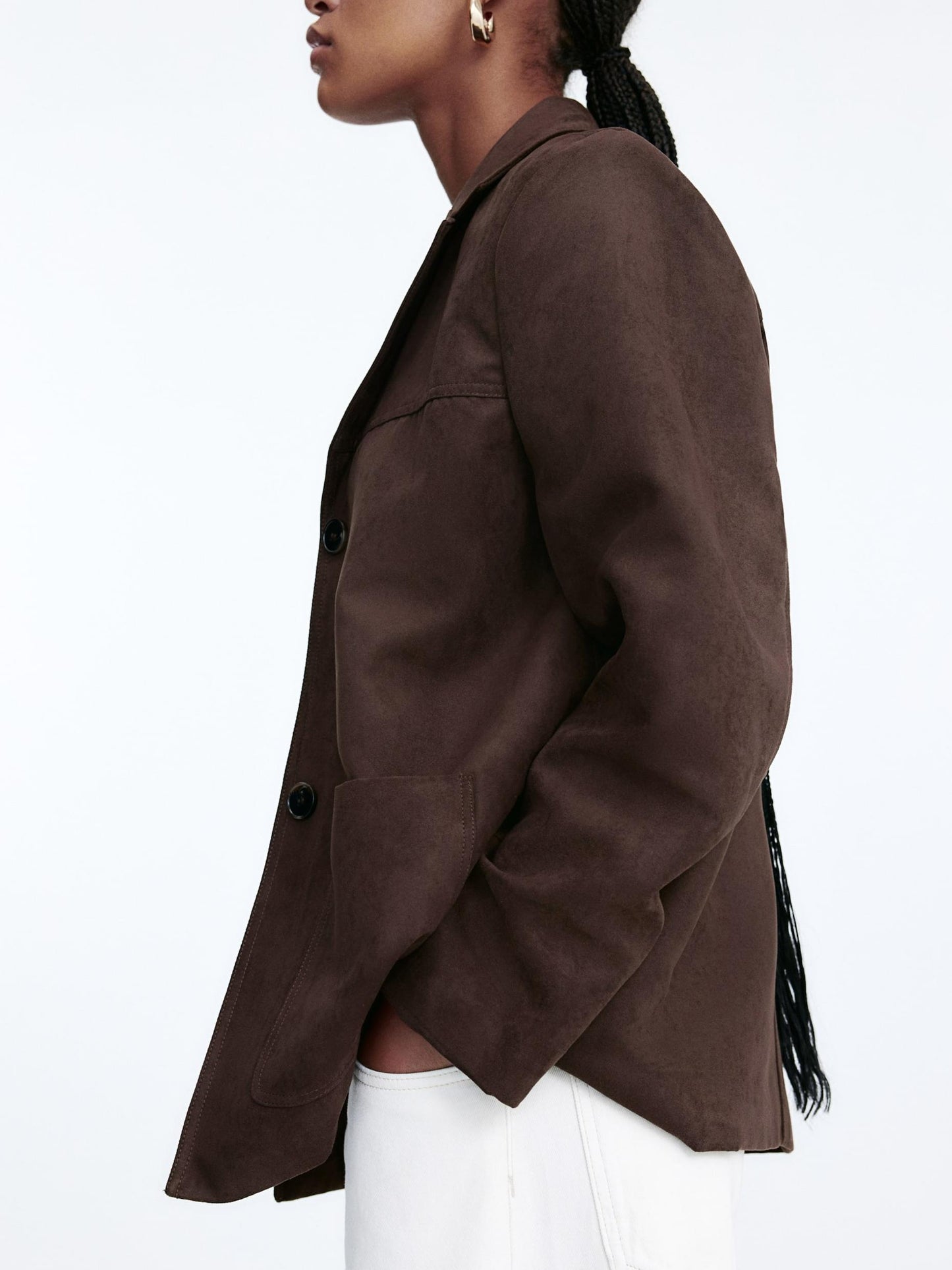 Stylish Brown Suit Jacket