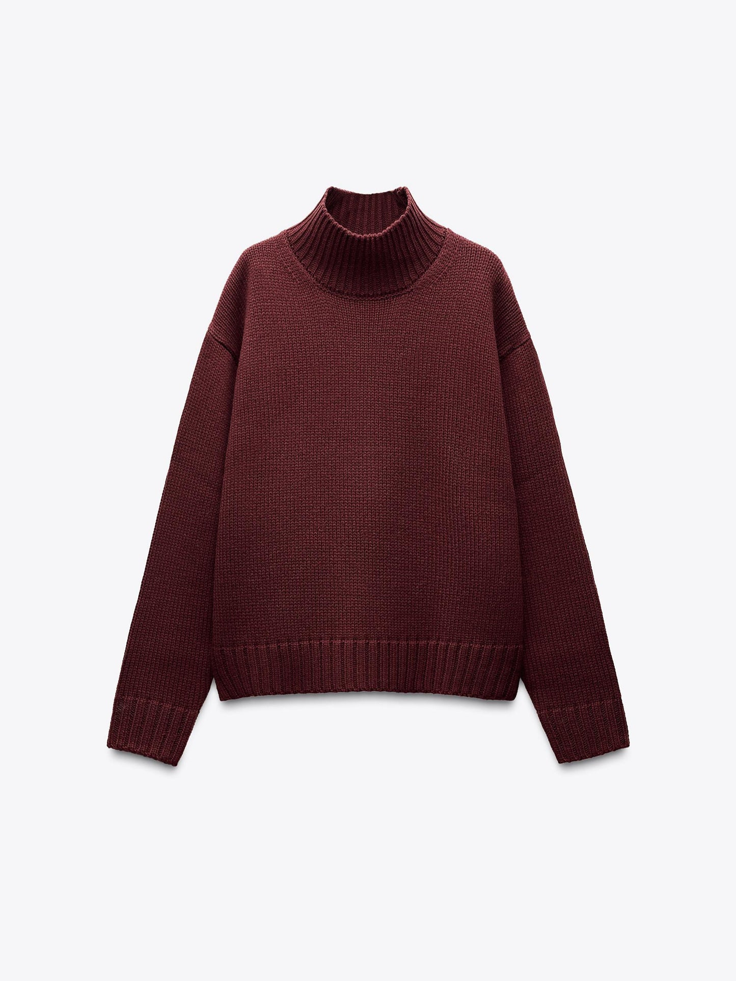 High Neck Knit Sweater