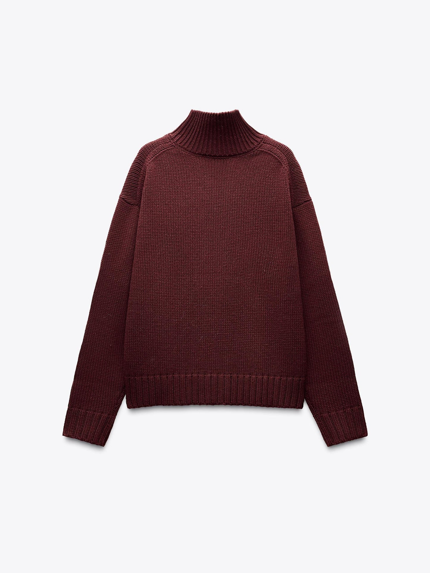 High Neck Knit Sweater