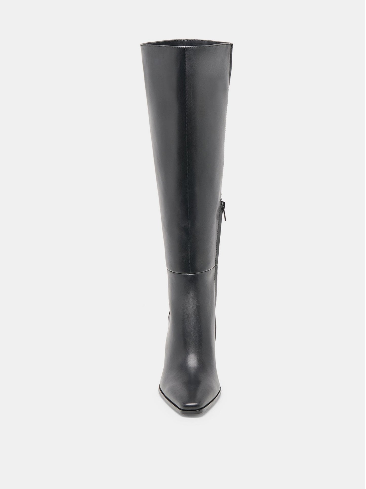 Stylish High - Waisted Leather Boots