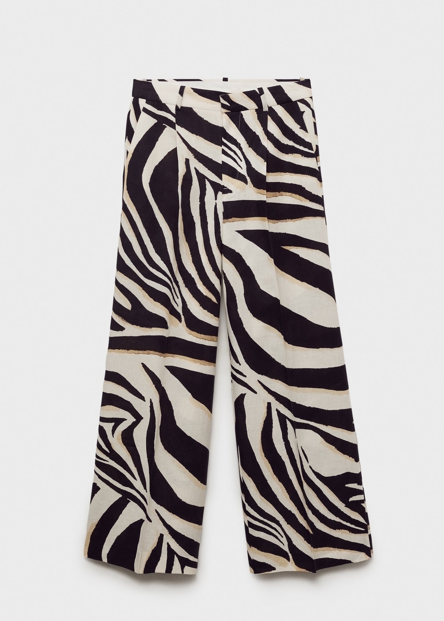 Chic Zebra - Print Wide - Leg Pants