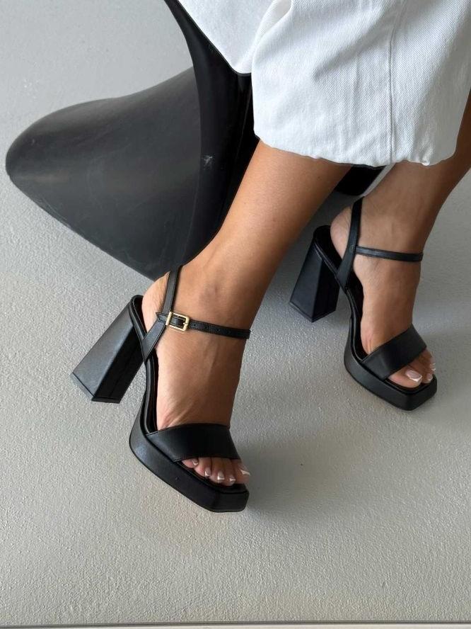 Stylish 11cm High - Heeled Sandals