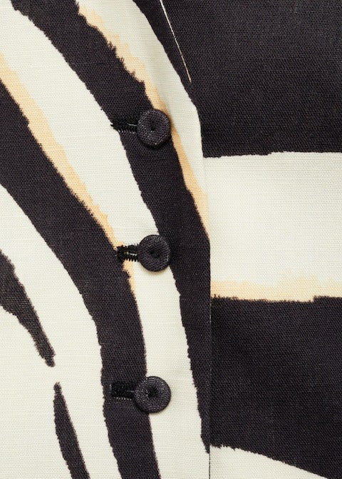Chic Zebra - Print Halter Neck Top