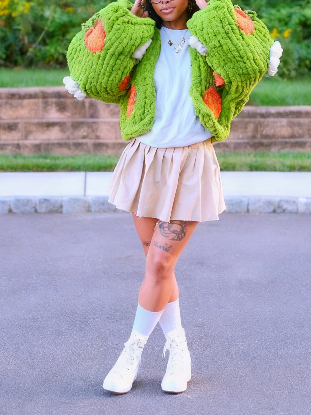 Fluffy Knitted Outerwear