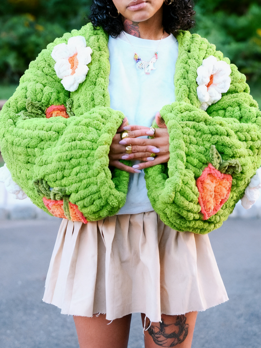 Fluffy Knitted Outerwear