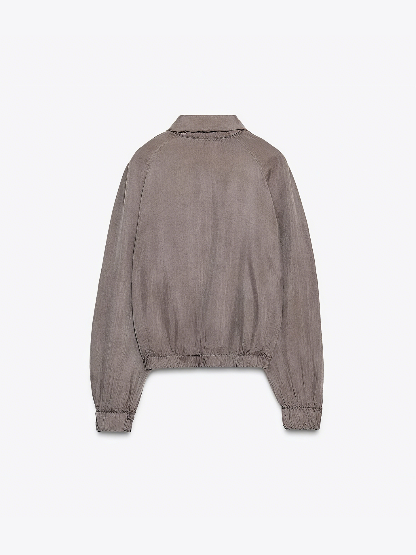 Stylish Gray Drawstring Jacket