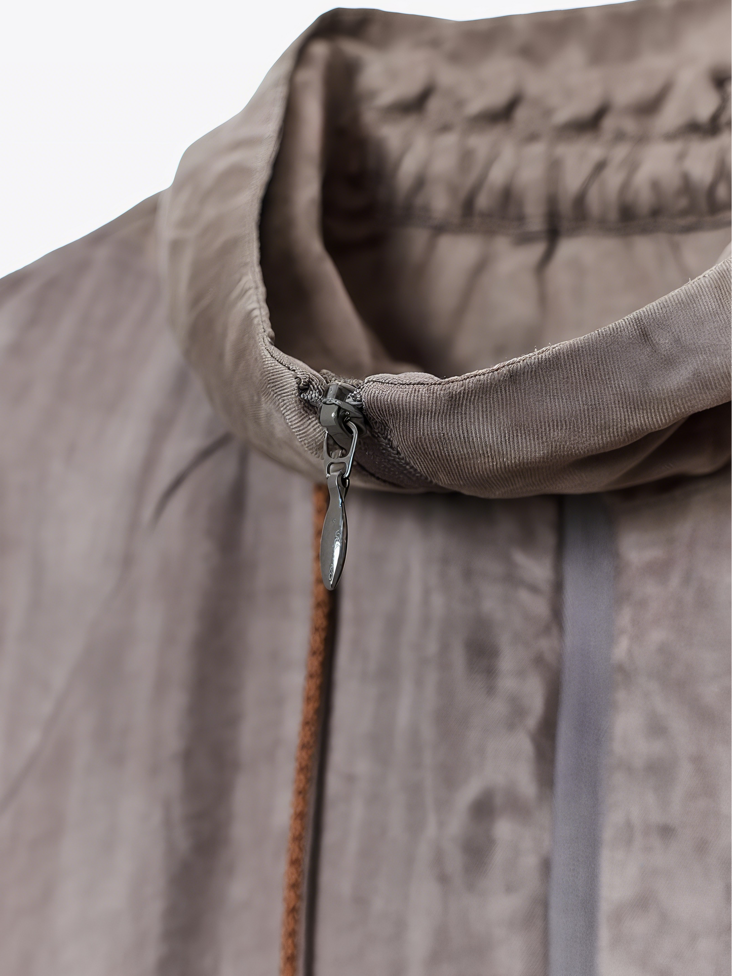 Stylish Gray Drawstring Jacket