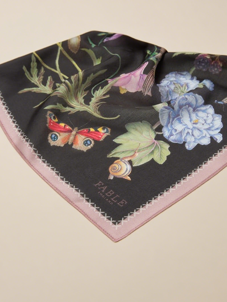 Alice's Garden Square Scarf