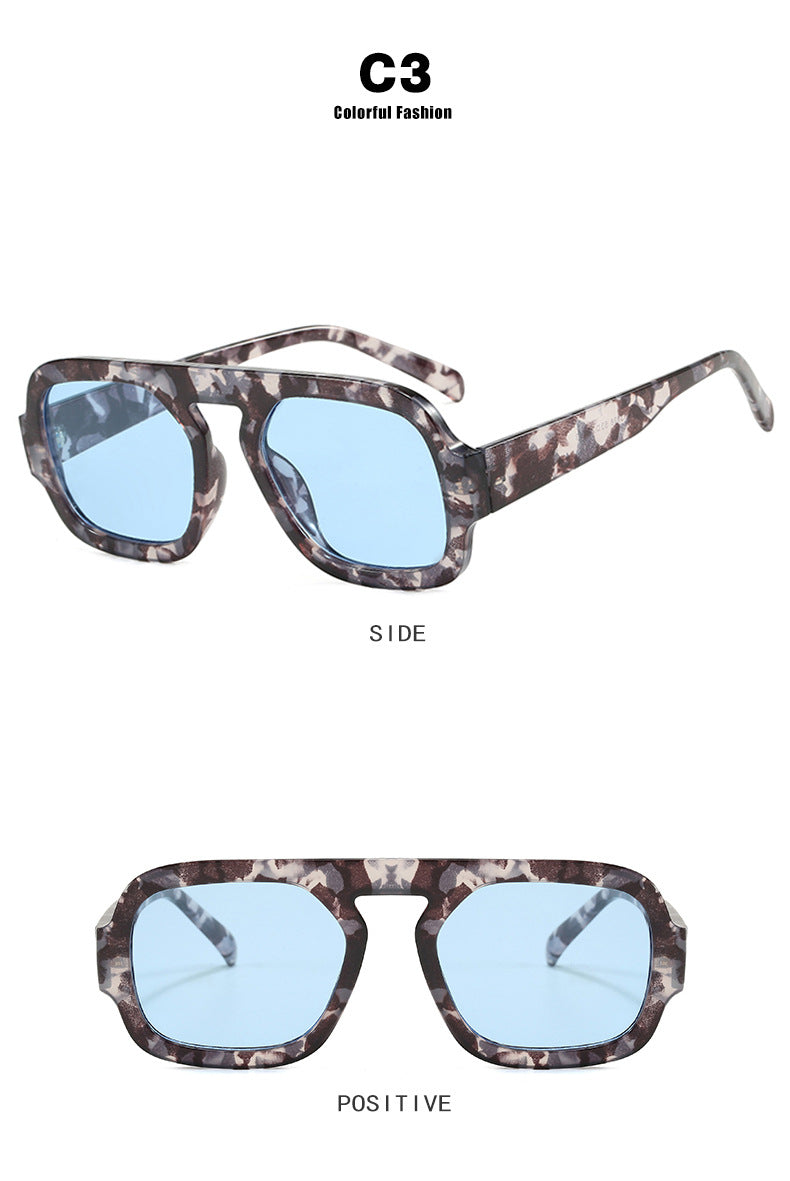 Single Beam Aviator Sunglasses
