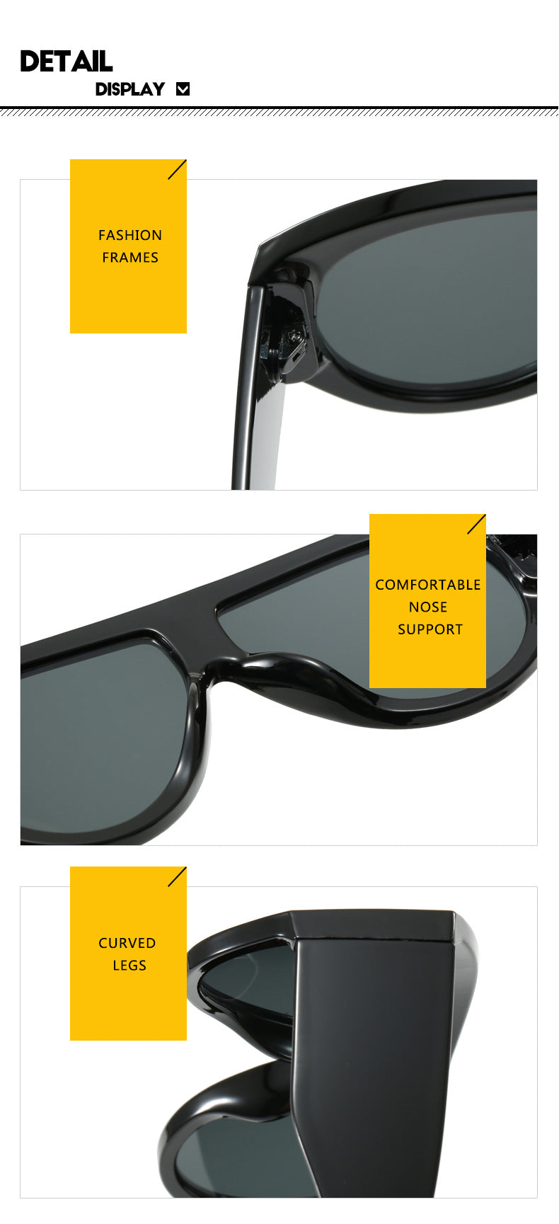 Fashion Wide-brimmed Sunglasses