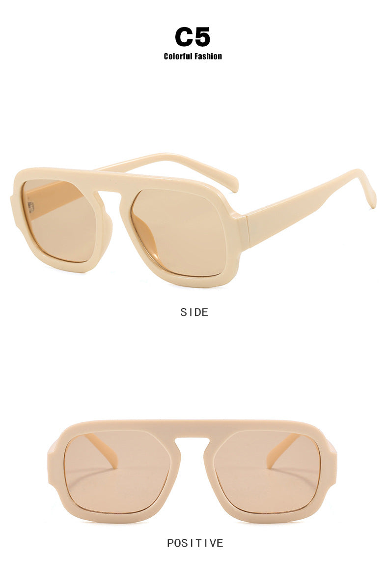 Single Beam Aviator Sunglasses