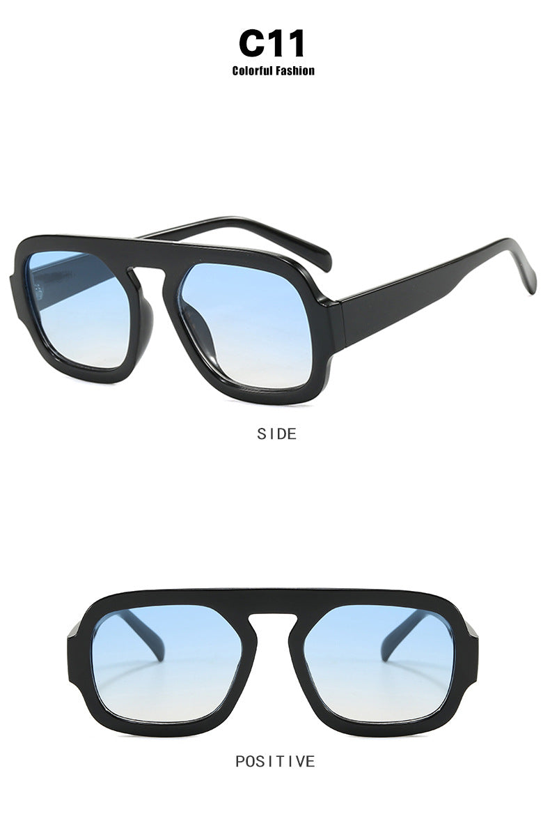 Single Beam Aviator Sunglasses