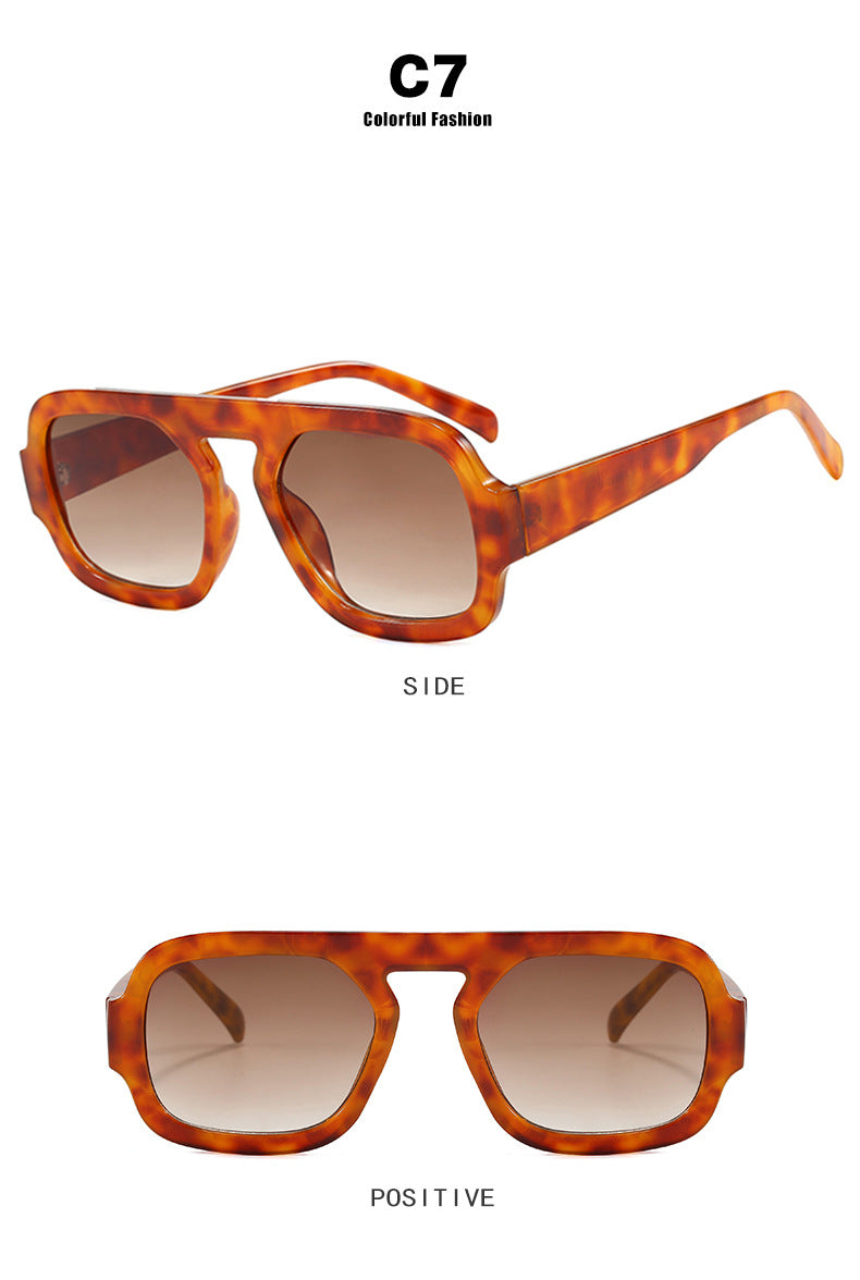 Single Beam Aviator Sunglasses