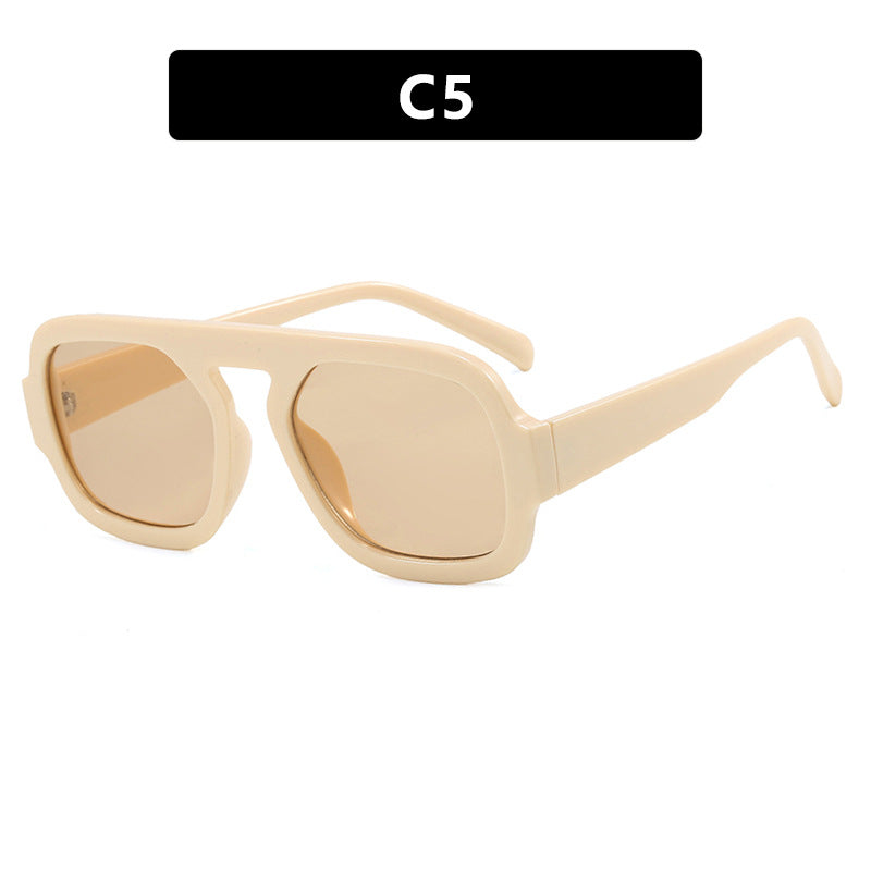 Single Beam Aviator Sunglasses