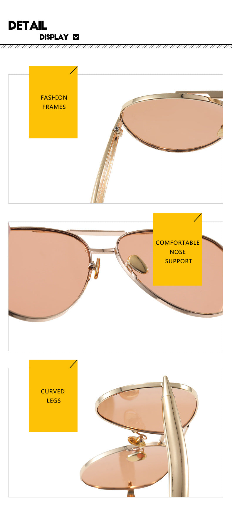 Toad-Shaped Metal Sunglasses