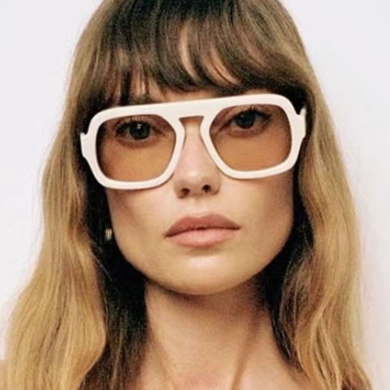 Single Beam Aviator Sunglasses