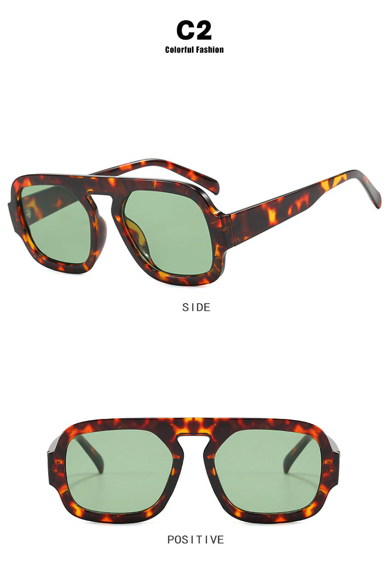 Single Beam Aviator Sunglasses
