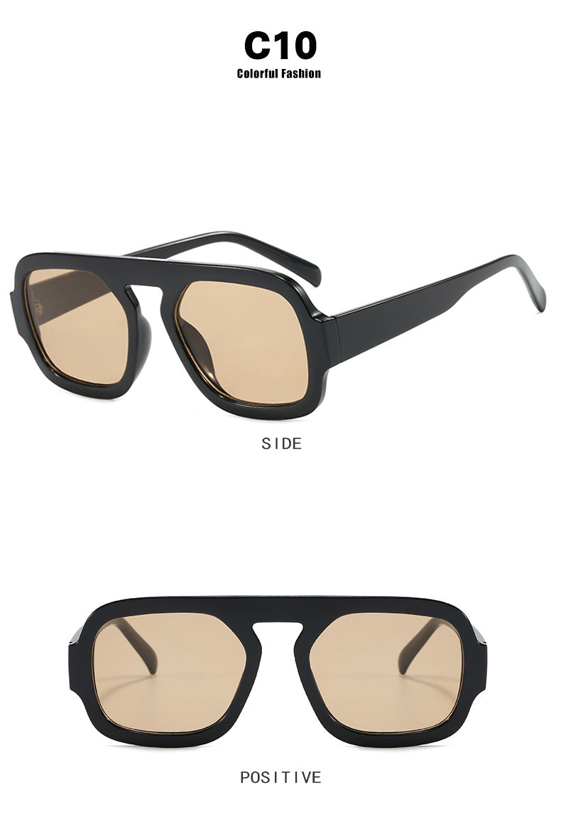 Single Beam Aviator Sunglasses