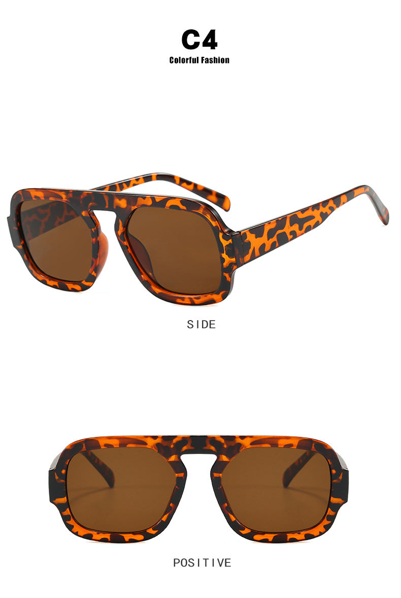 Single Beam Aviator Sunglasses