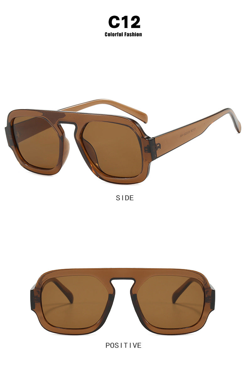 Single Beam Aviator Sunglasses