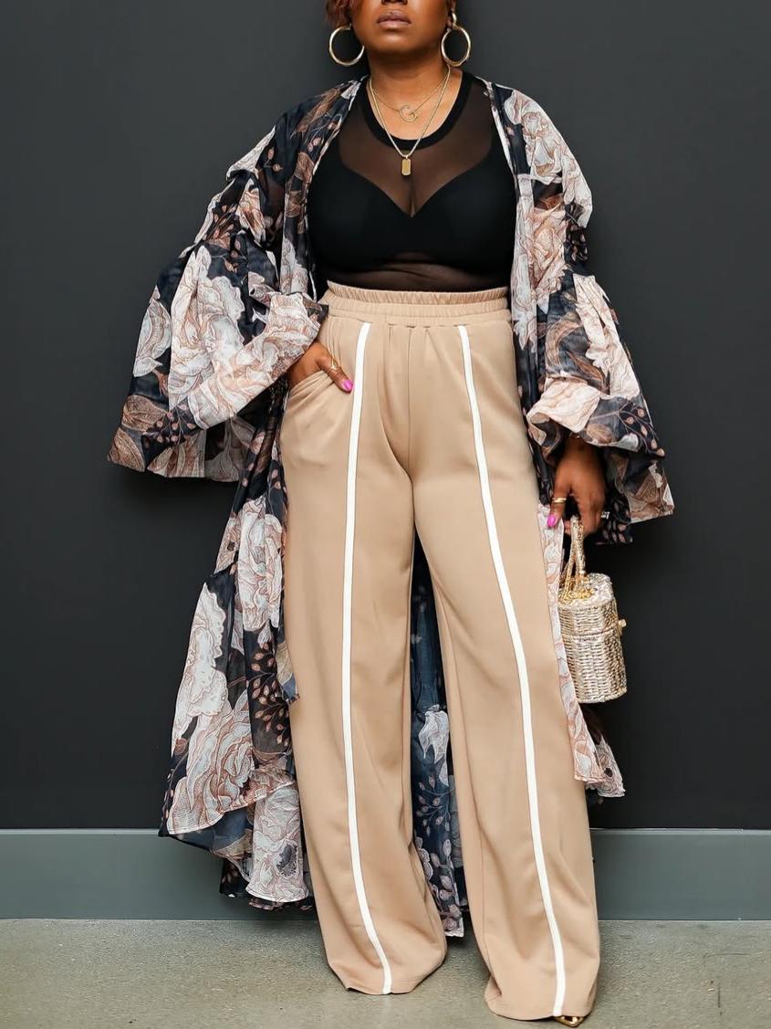 Floral Print Kimono