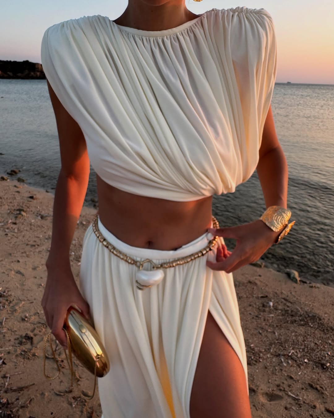 Elegant Two - Piece Beach Dress