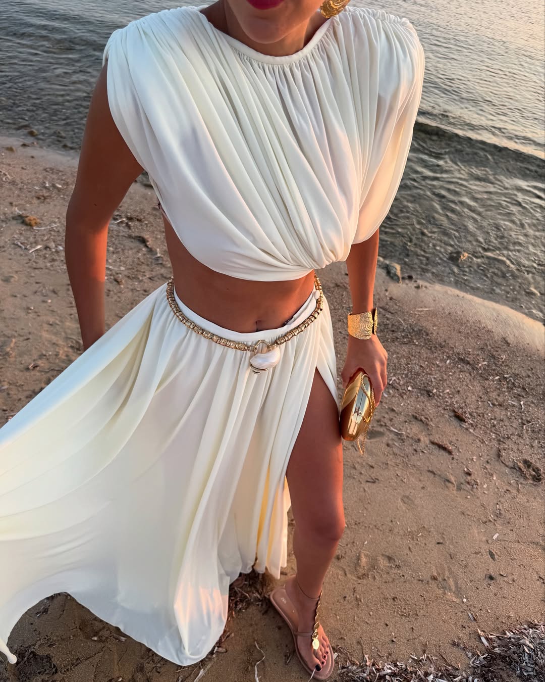 Elegant Two - Piece Beach Dress