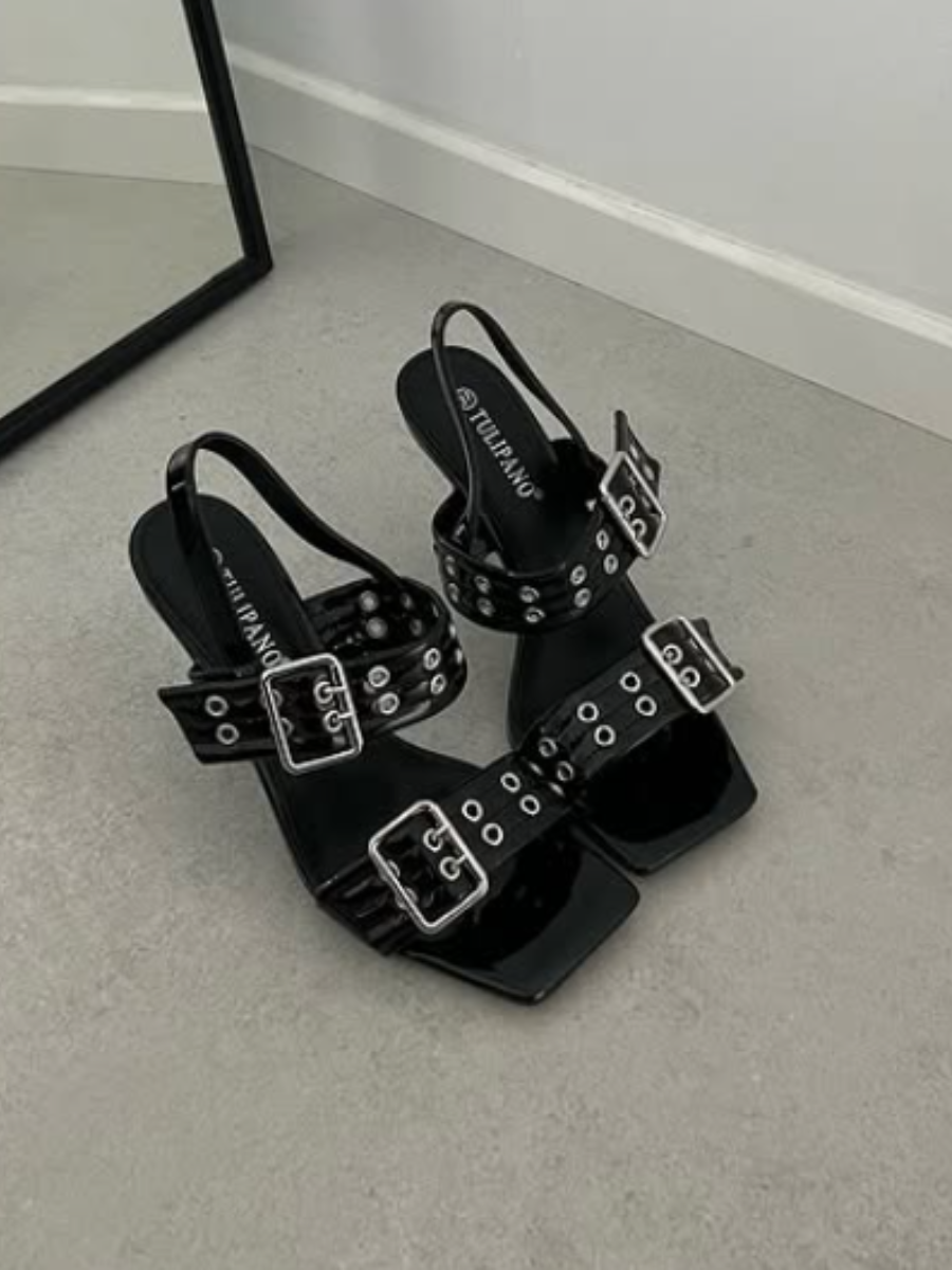 Metal Buckle Pumps