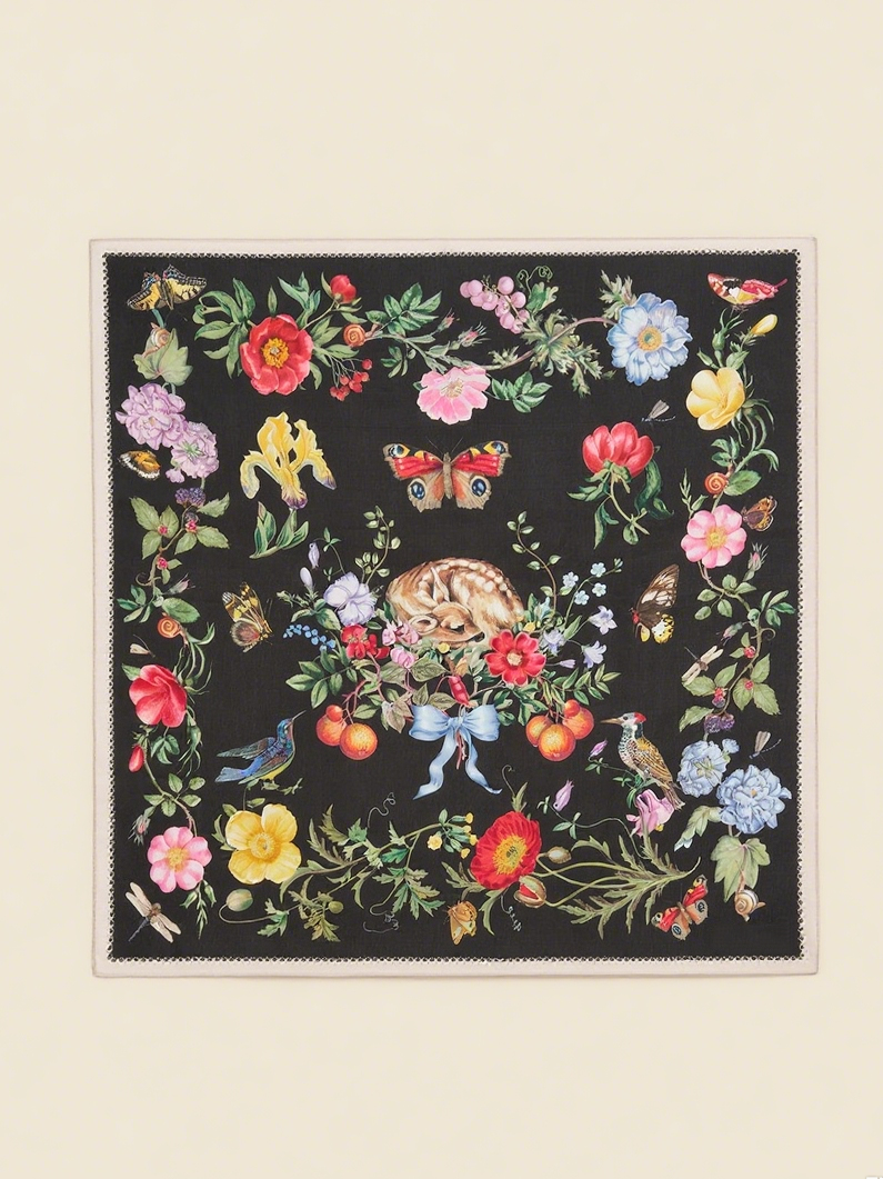 Alice's Garden Square Scarf