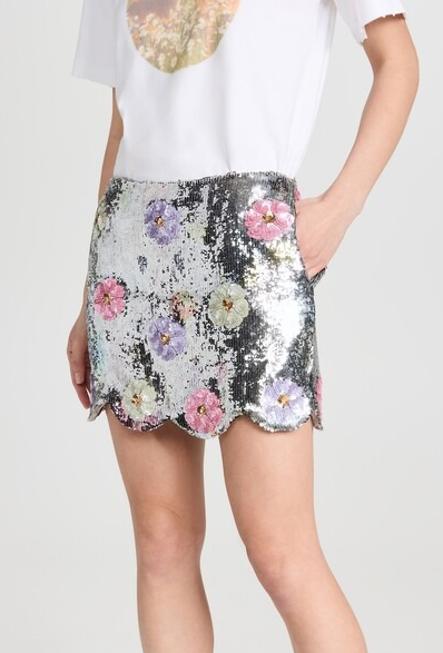 Sequin Mini Skirt
