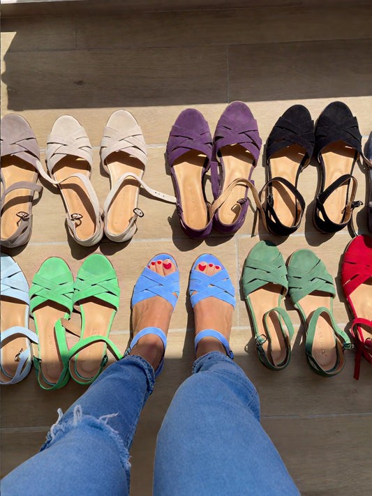 Stylish and Comfortable Suede Sandals
