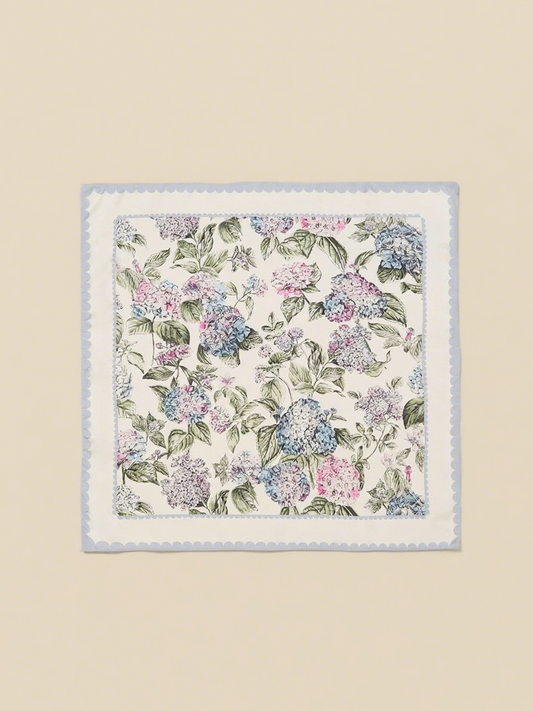 Hydrangea Square Scarf