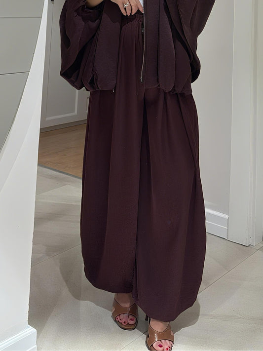 Waist Tied Satin Shalwar Trousers