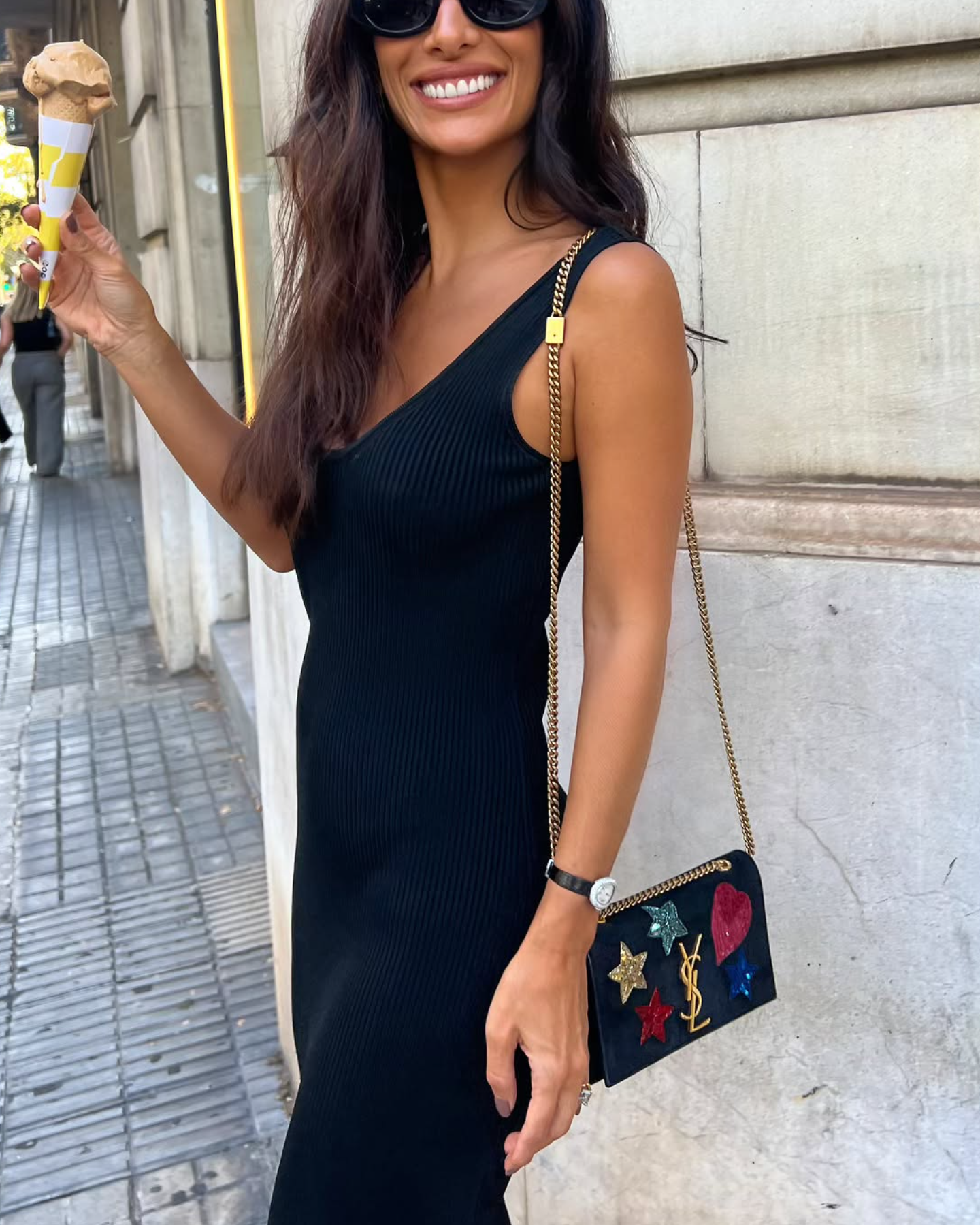 Seductive Black Slip Midi Dress